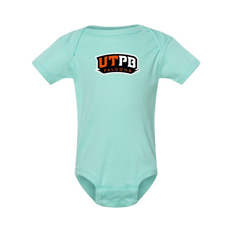 UTPB Falcons  Rabbit Skins Infant Baby Rib Bodysuit